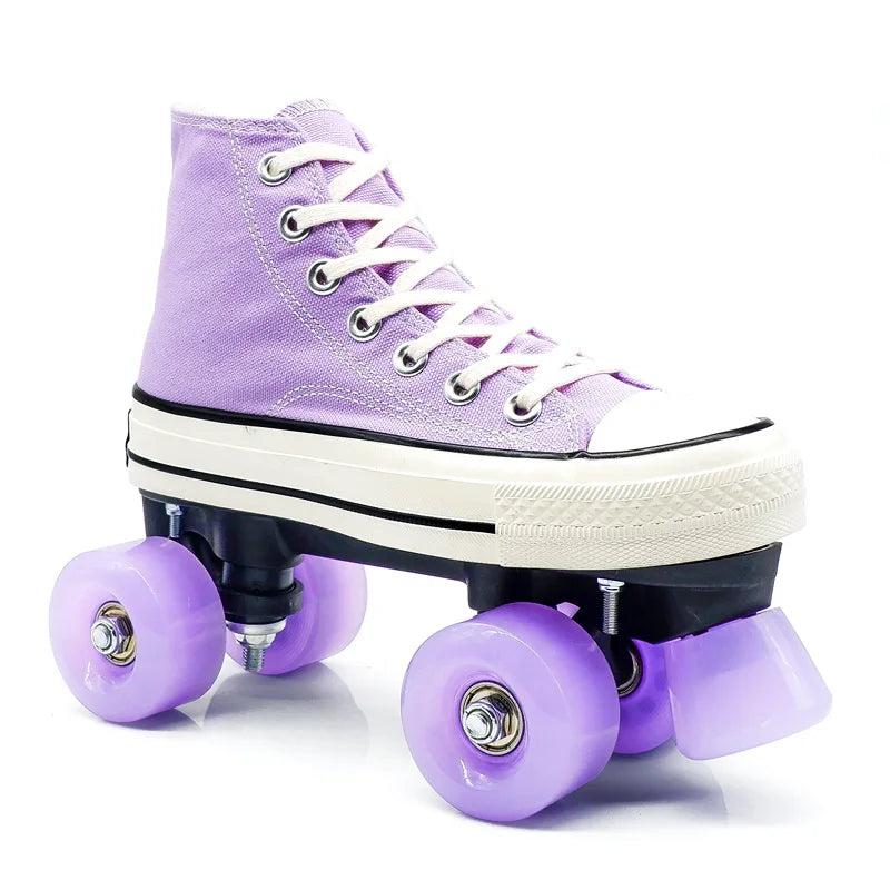 Unisex Indoor/Outdoor Retro Quad Roller Skates