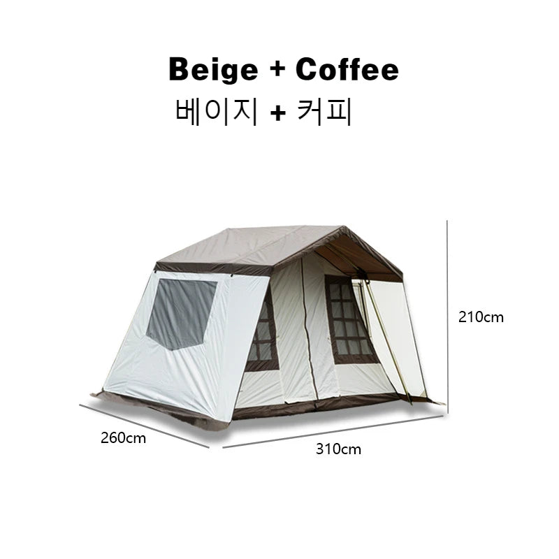 Mounthiker Large 3-6 Persons Outdoor Camping Cabin Window Ultralight Tent