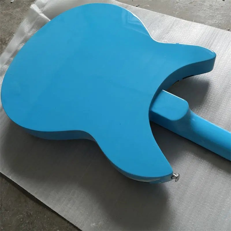 360° Painting 6-string Hollow Electric Guitar (22 Frets & Humbucker Pickups)