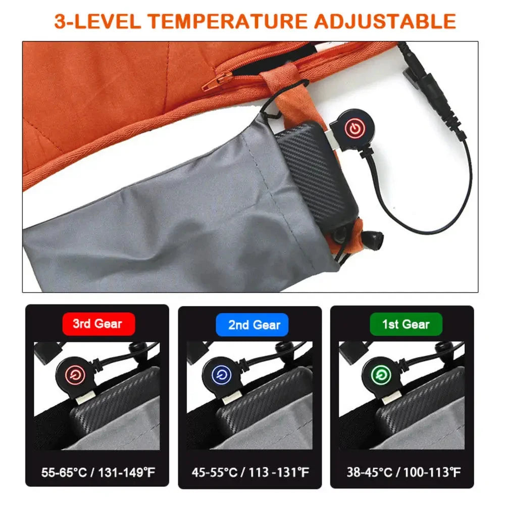 USB Heated Sleeping Bag