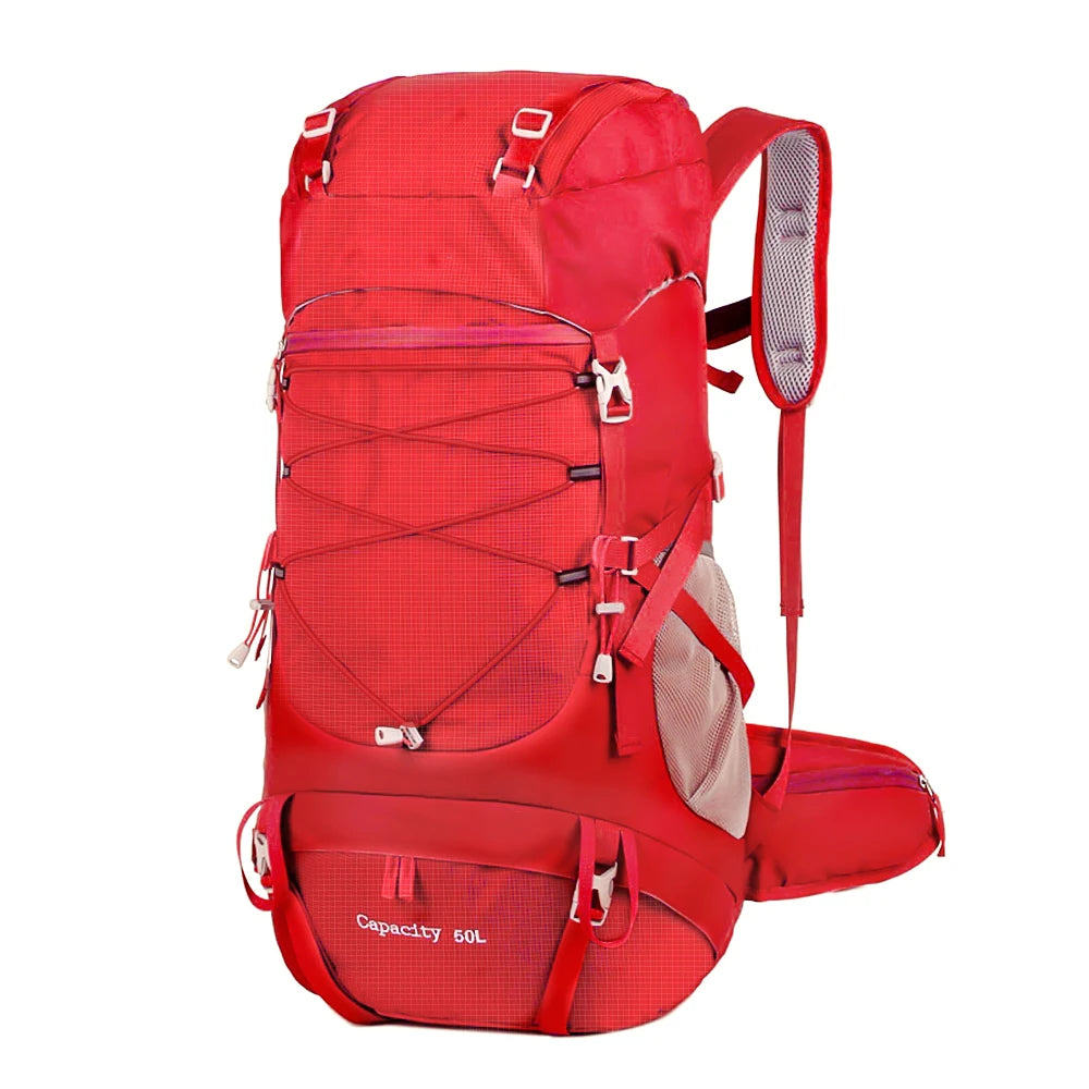 WESTTUNE 50L Multifunctional Hiking Backpack with Rain Cover