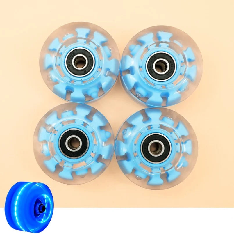 82A PU 58mmx32mm Luminous Outdoor Quad Wheels