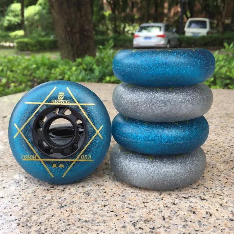 88A (72 76 80mm) Inline Roller Skate Wheels - 8pcs