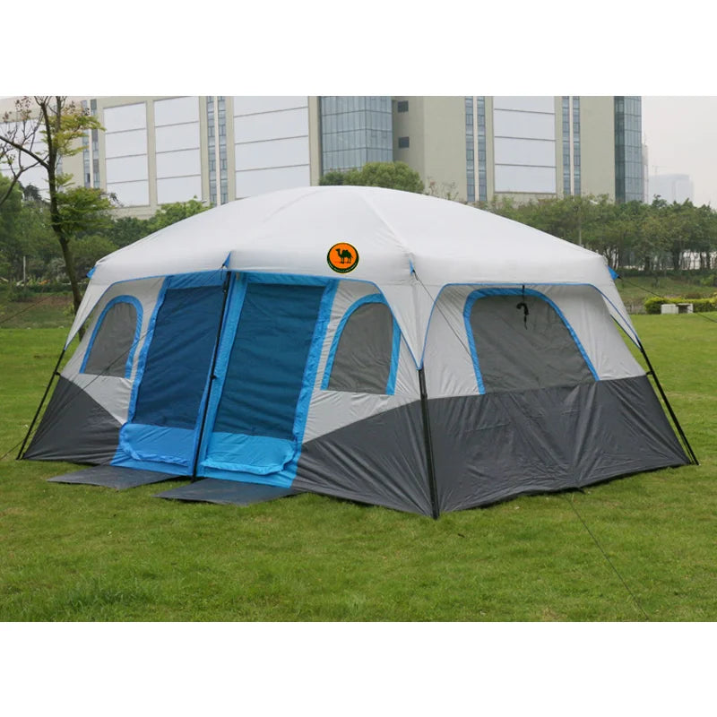 Outdoor 2 Bedrooms Family Camping Tent (6 -12 People)