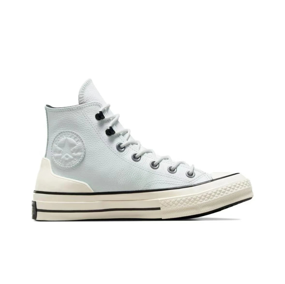 Unisex Converse 1970s Skateboarding Leather Waterproof High-top Sneakers (Black)