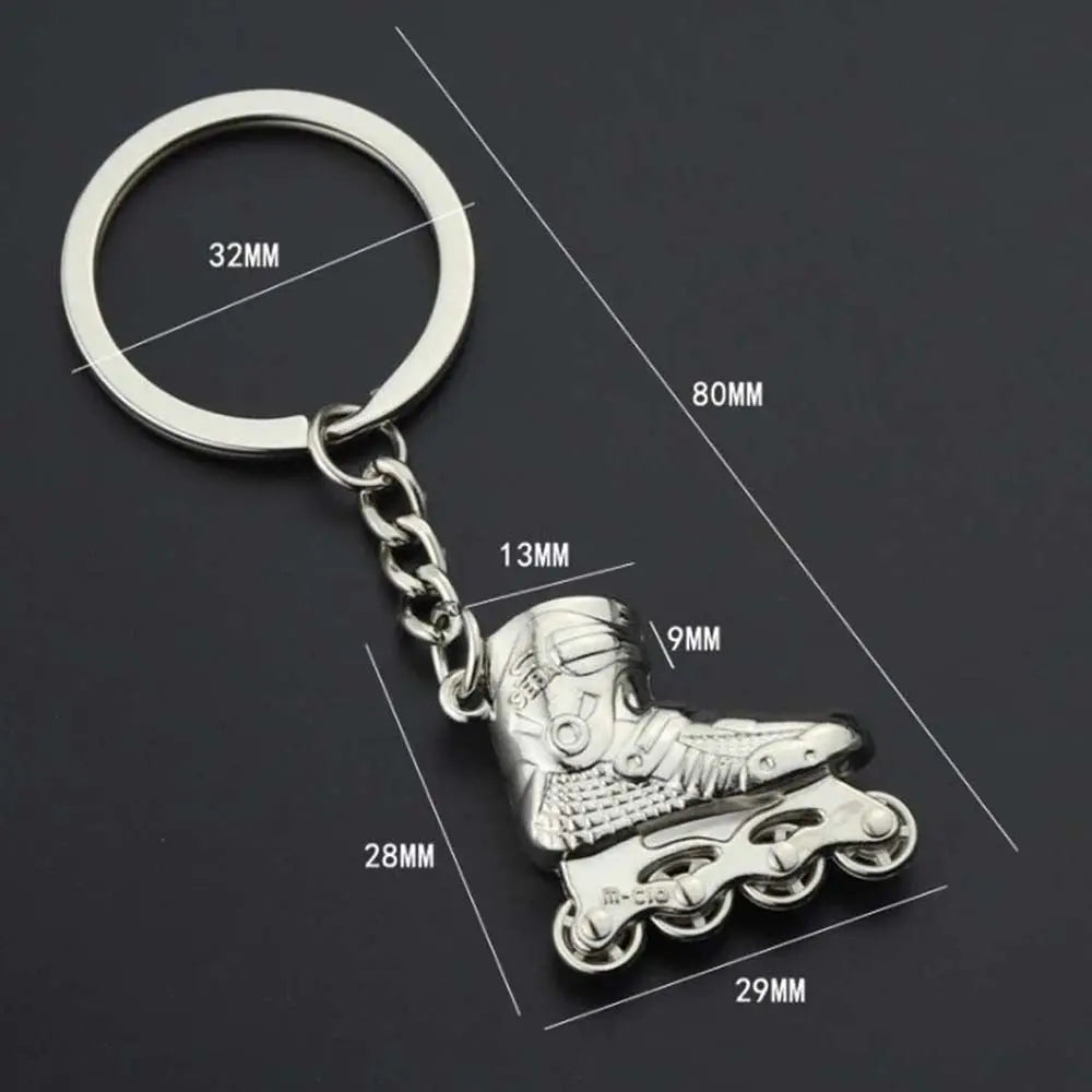 Roller Skate Pendant Key Ring
