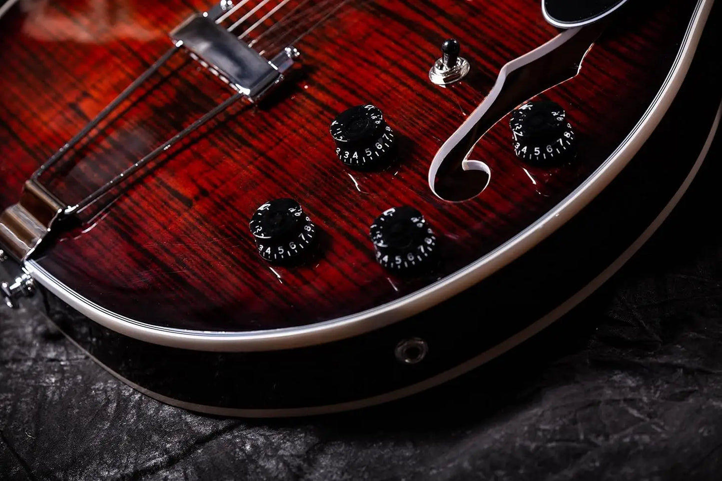 GROTE 335 Style Electric Semi Hollow Body Jazz Guitar