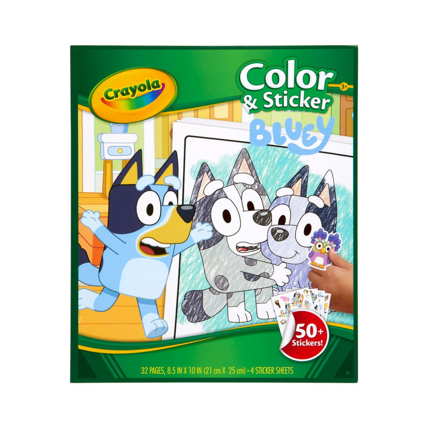 Crayola Bluey Color & Sticker Activity Book