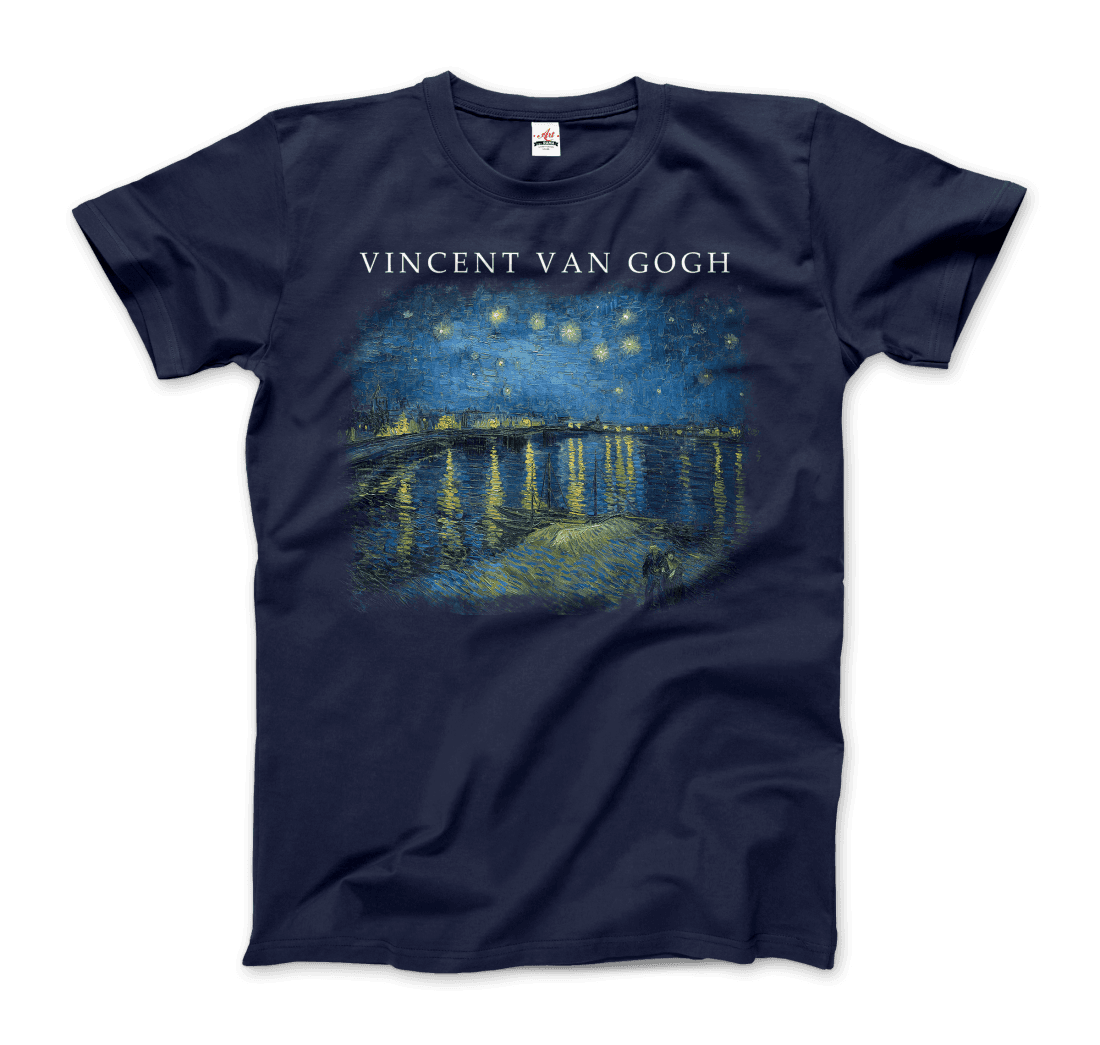 Van Gogh Starry Night Over the Rhône, 1888 Artwork T-Shirt
