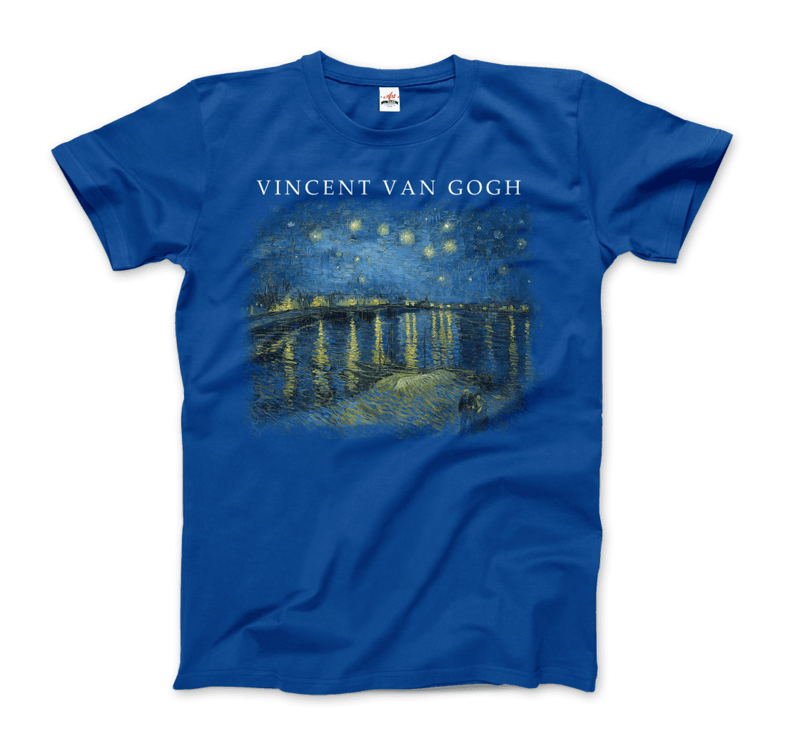 Van Gogh Starry Night Over the Rhône, 1888 Artwork T-Shirt