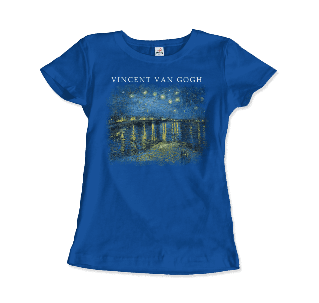 Van Gogh Starry Night Over the Rhône, 1888 Artwork T-Shirt