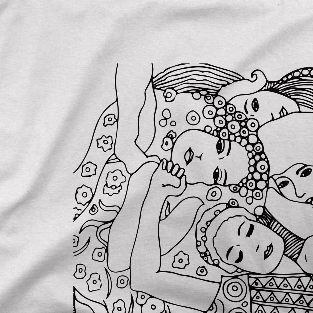 Gustav Klimt The Virgin (Maiden) 1913 Sketch T-Shirt