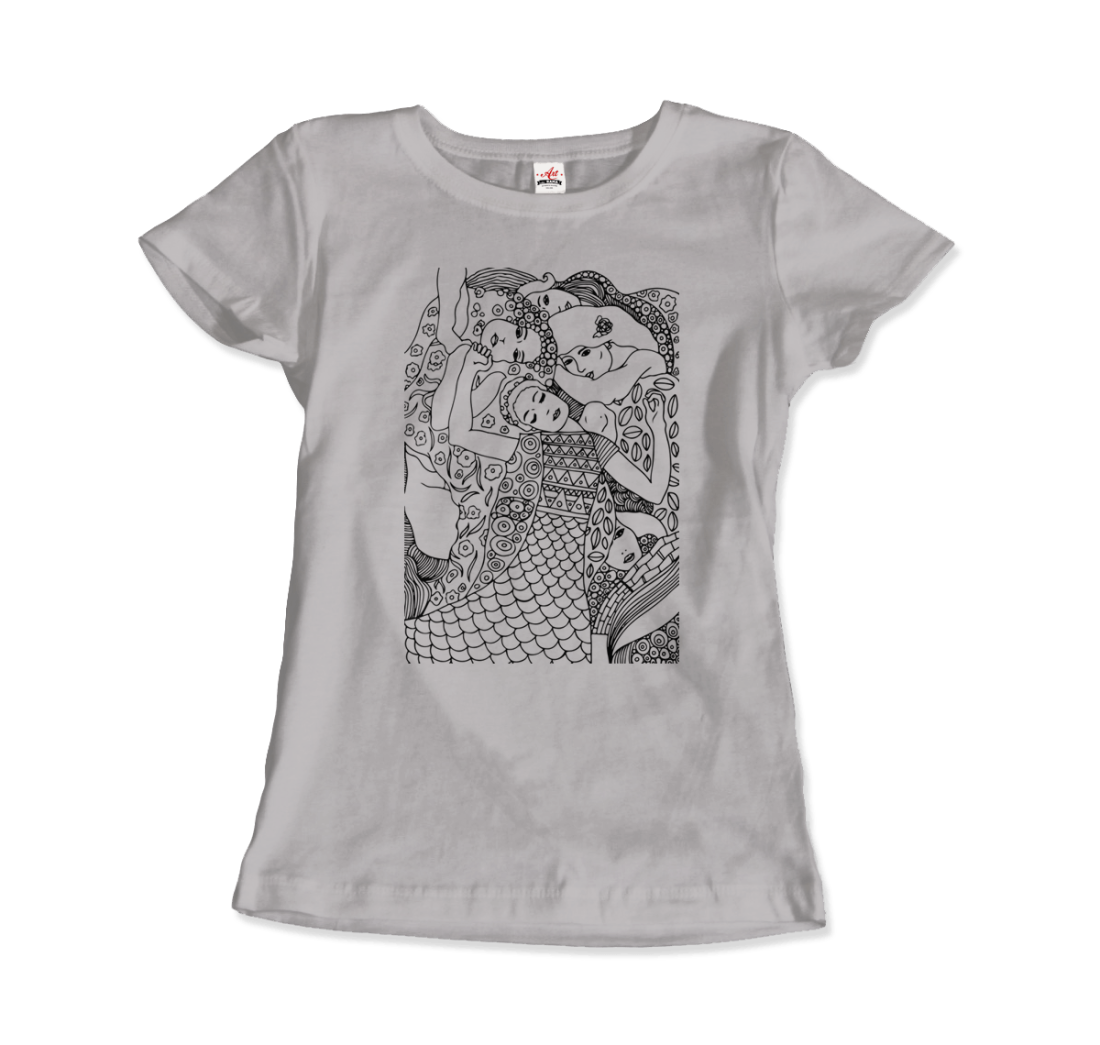 Gustav Klimt The Virgin (Maiden) 1913 Sketch T-Shirt