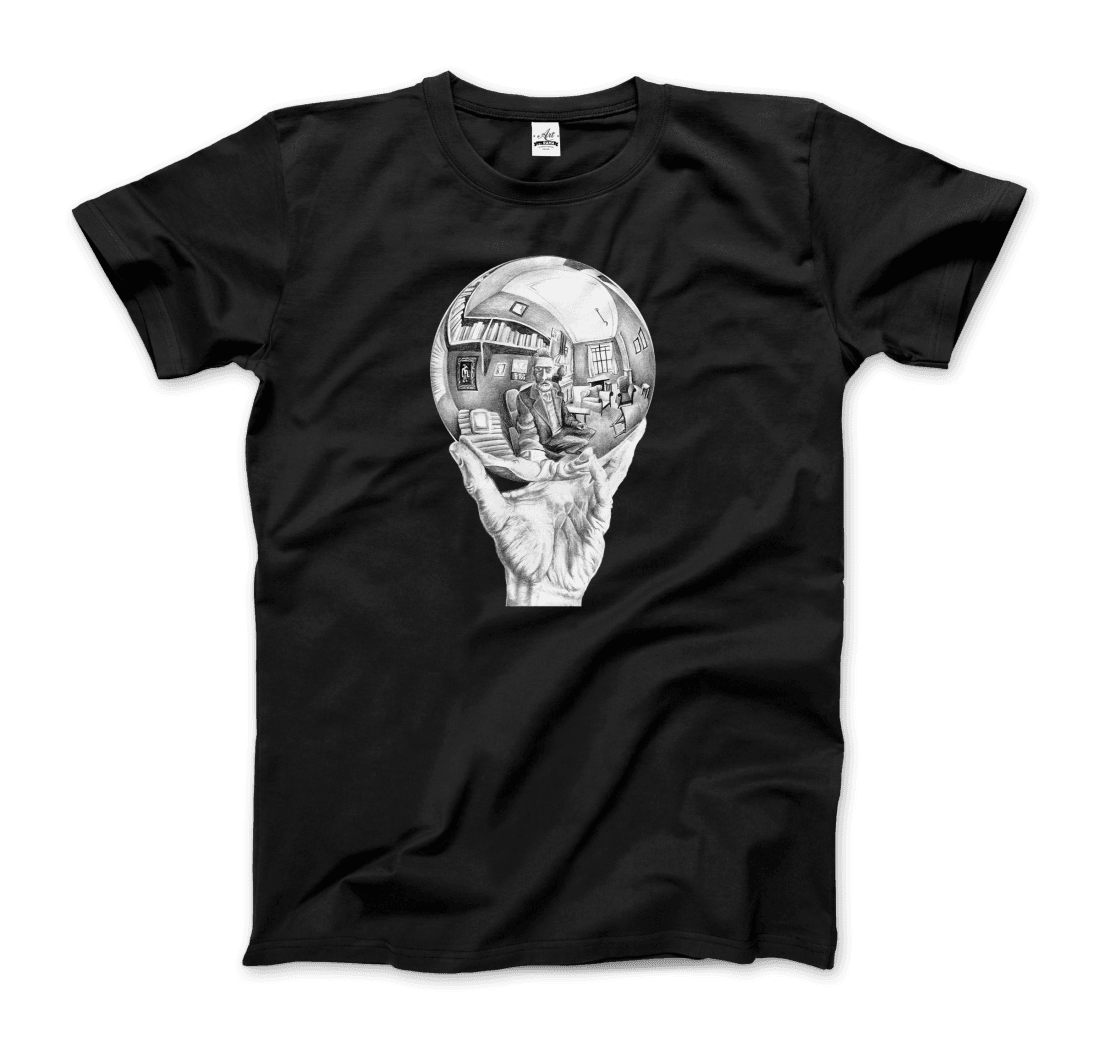 M.C. Escher Hand with Reflective Globe T-Shirt