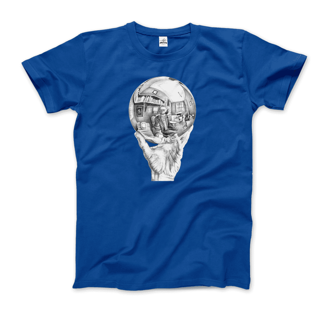 M.C. Escher Hand with Reflective Globe T-Shirt