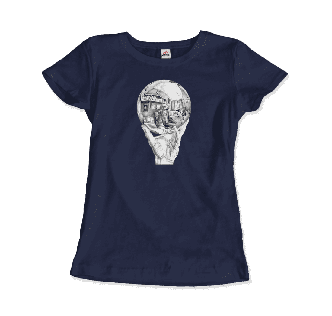 M.C. Escher Hand with Reflective Globe T-Shirt