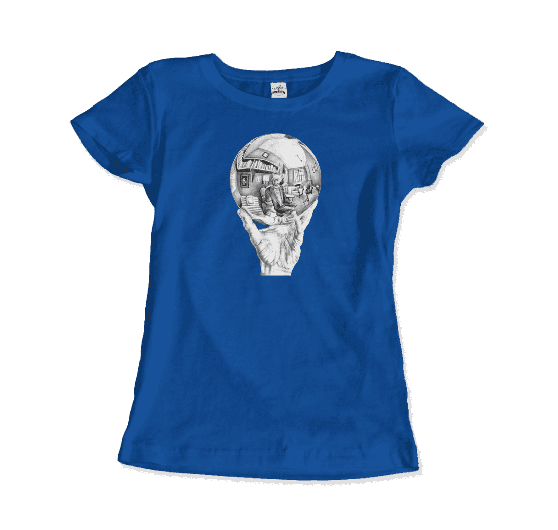 M.C. Escher Hand with Reflective Globe T-Shirt