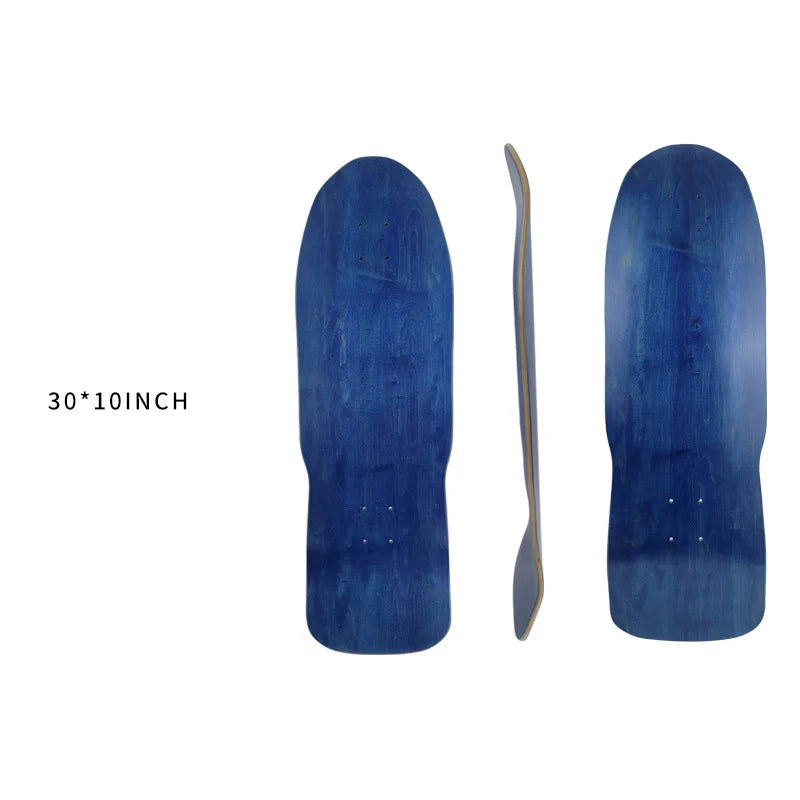 DIY Blank Skateboard Longboard - 28/30/31/33/36" Smooth Maple Deck