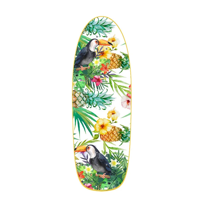 30 Inch 7-Tier Maple Board Cruiser Surf Skate Deck 76X26CM