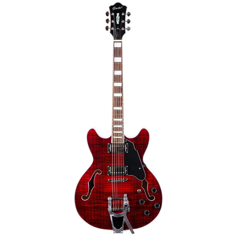 GROTE 335 Style Electric Semi Hollow Body Jazz Guitar