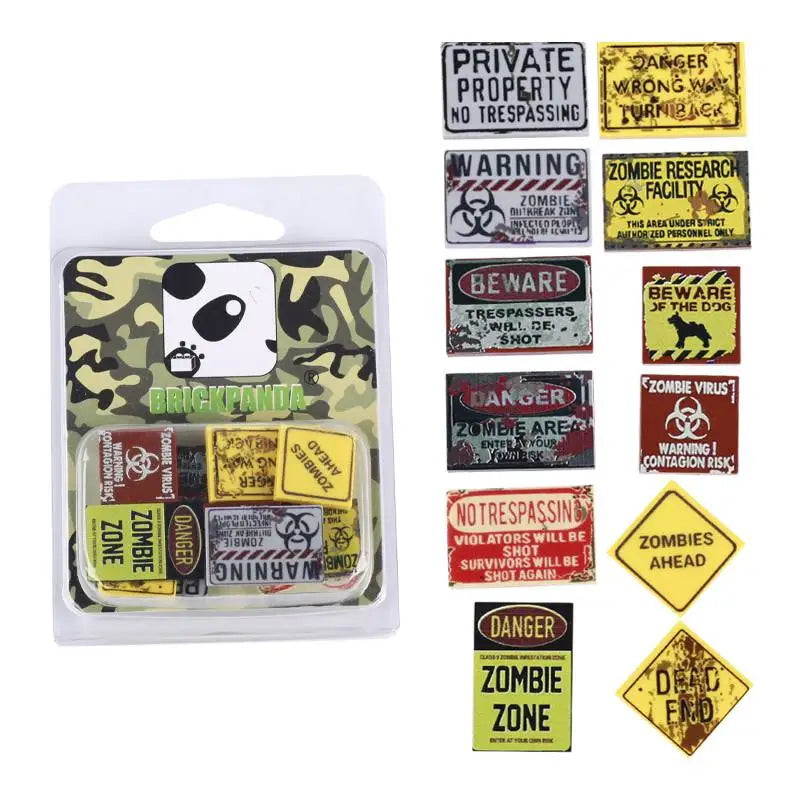 Miniature recreational block toy pieces