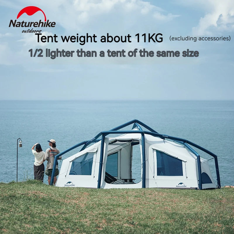 Naturehike Large 2-4 People Inflatable Lightweight Tent