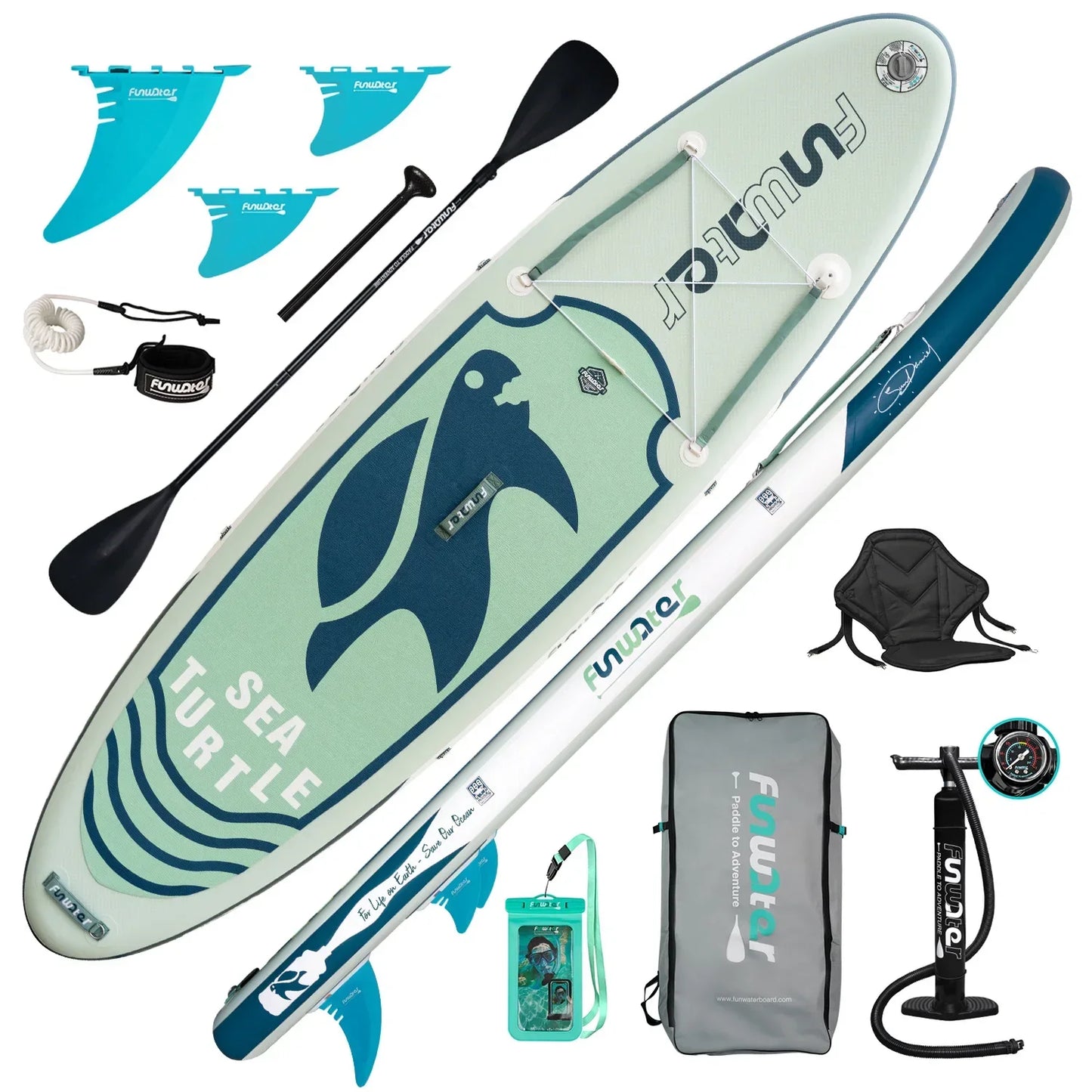 Beginner Portable Thickened Inflatable PVC Paddle Board