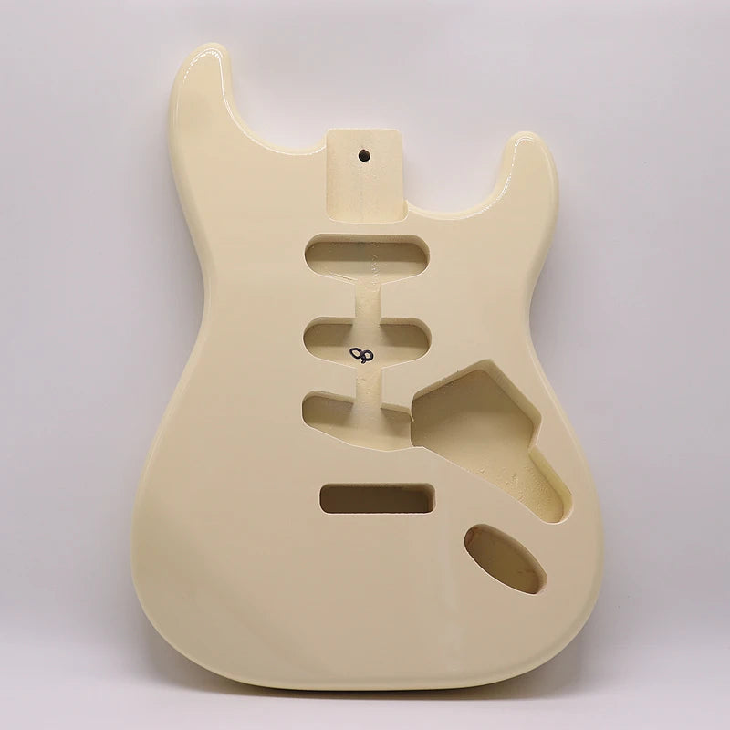 DIY Poplar Wood ST High Gloss Finished Guitar Body