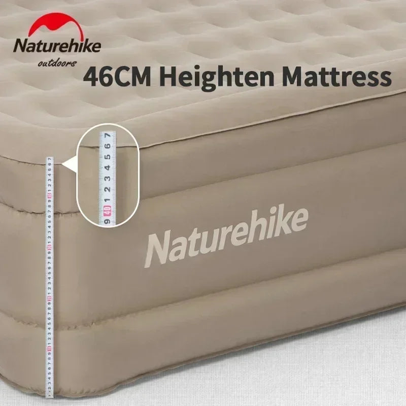 Naturehike Outdoor Camping 45cm Thick TPU Inflatable 2Persons Sleeping Mattress