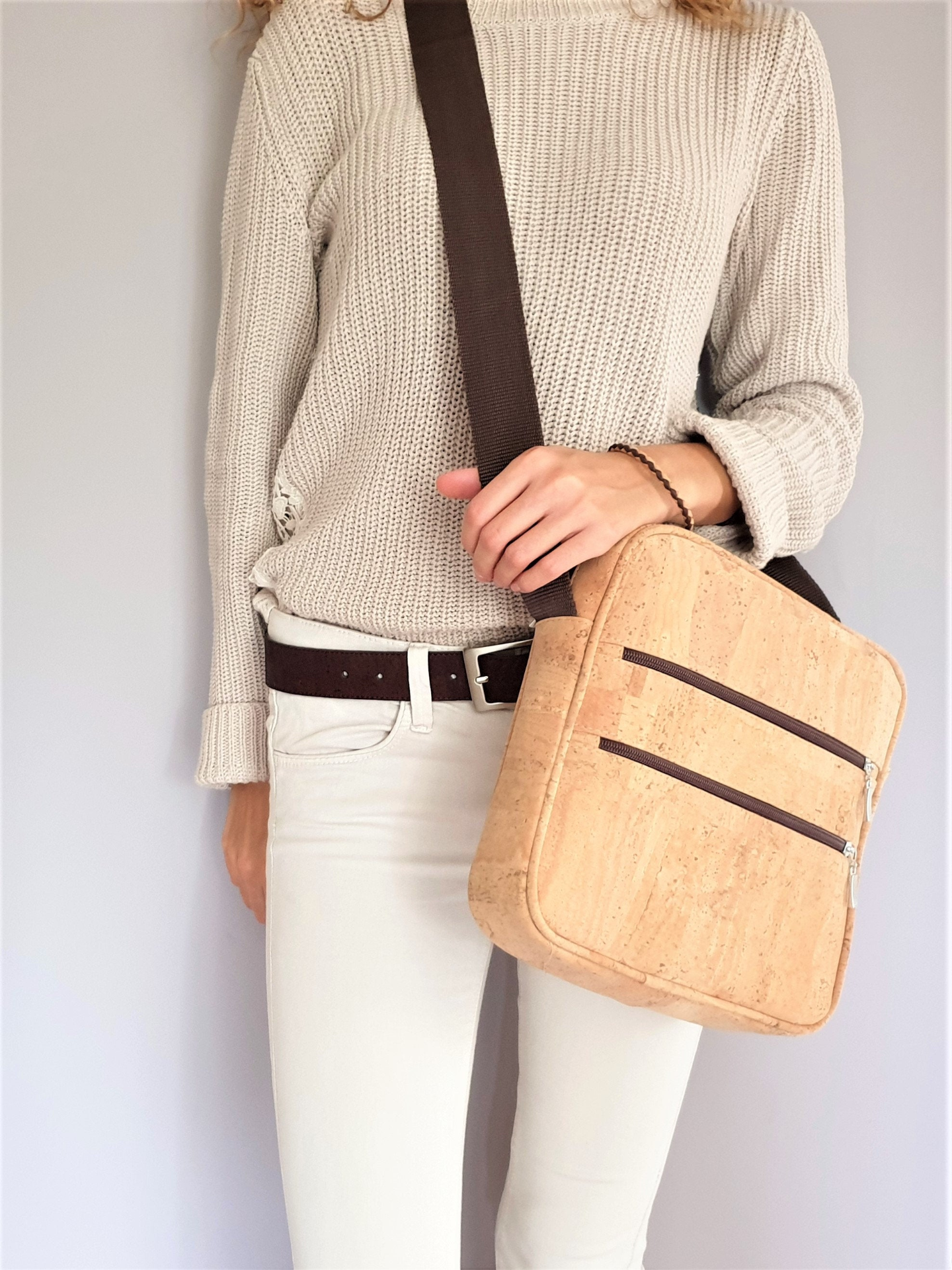 MARIO - Men Crossbody Cork Bag