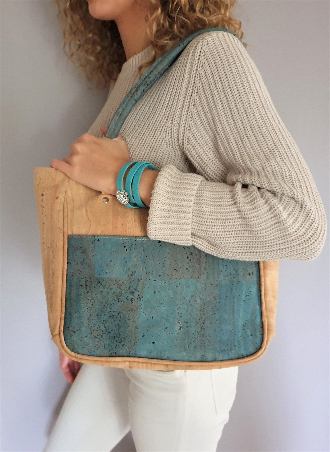 ELOISE - Cork Tote Handbag