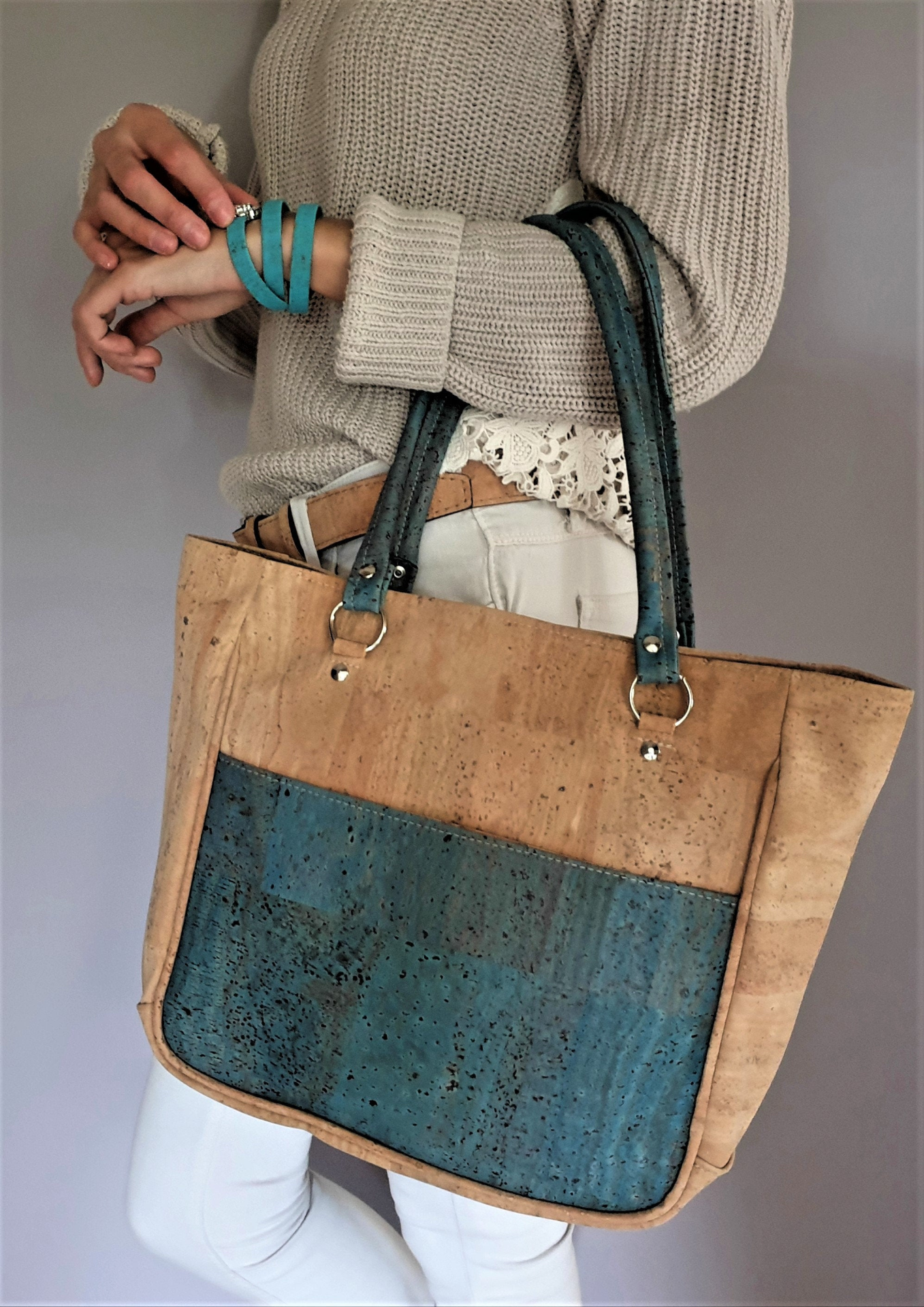 ELOISE - Cork Tote Handbag
