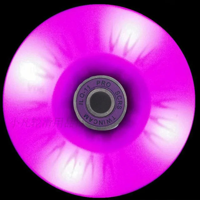 8PCS LED Flash 90A Inline Skate Wheels Lighting Skating Wheels (60 62 64 68 70 72 76 80mm)