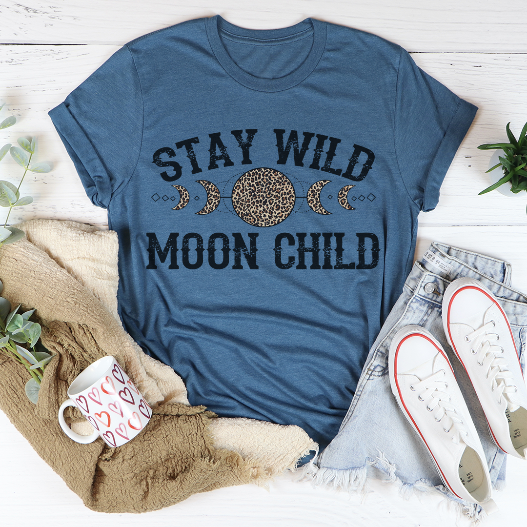 Stay Wild Moon Child Leopard T-Shirt