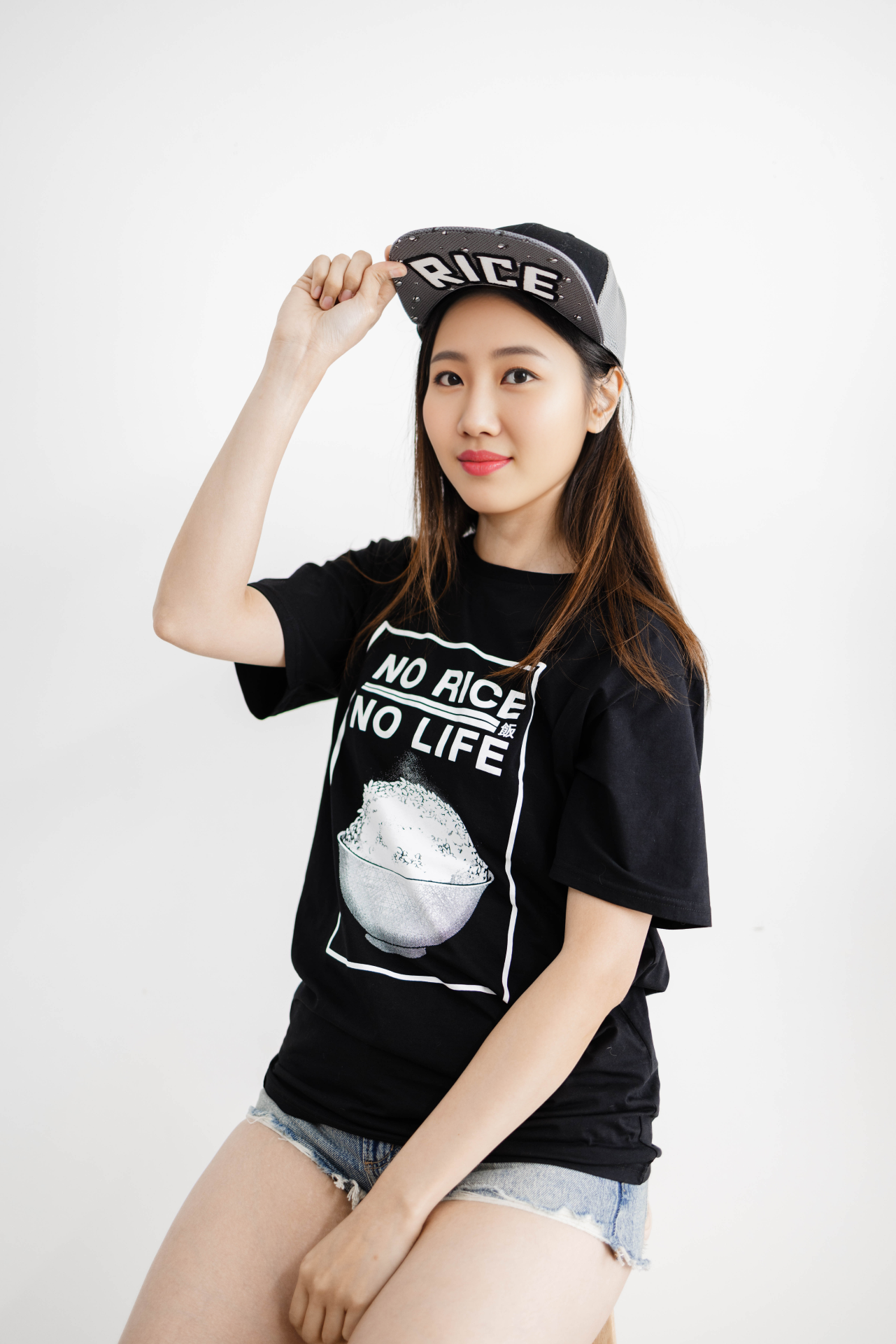 Rice Mesh Snapback Hat