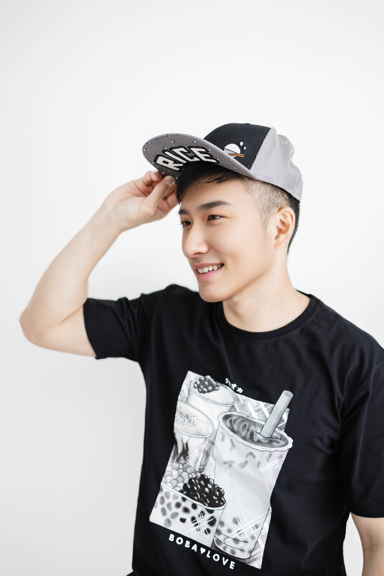 Rice Mesh Snapback Hat