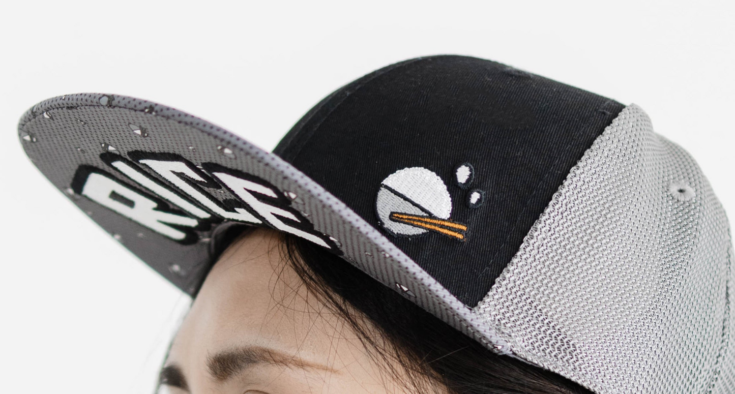 Rice Mesh Snapback Hat