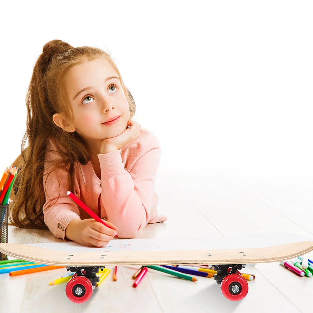 Kids DIY Personalized Blank Graffiti Skateboard for Street & Park