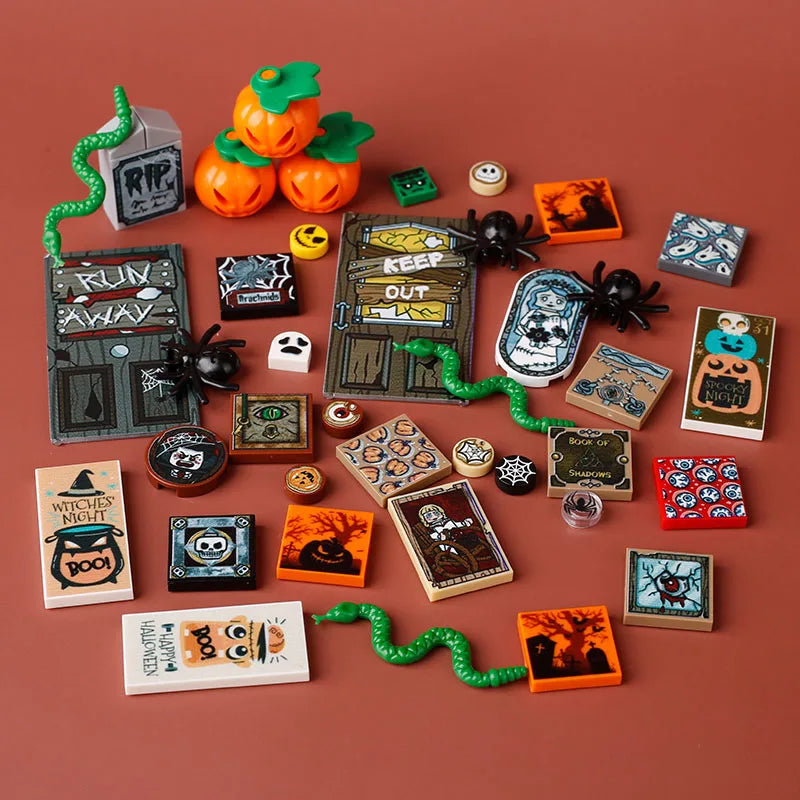 Miniature recreational block toy pieces
