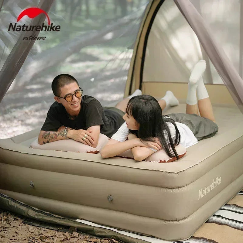 Naturehike Outdoor Camping 45cm Thick TPU Inflatable 2Persons Sleeping Mattress