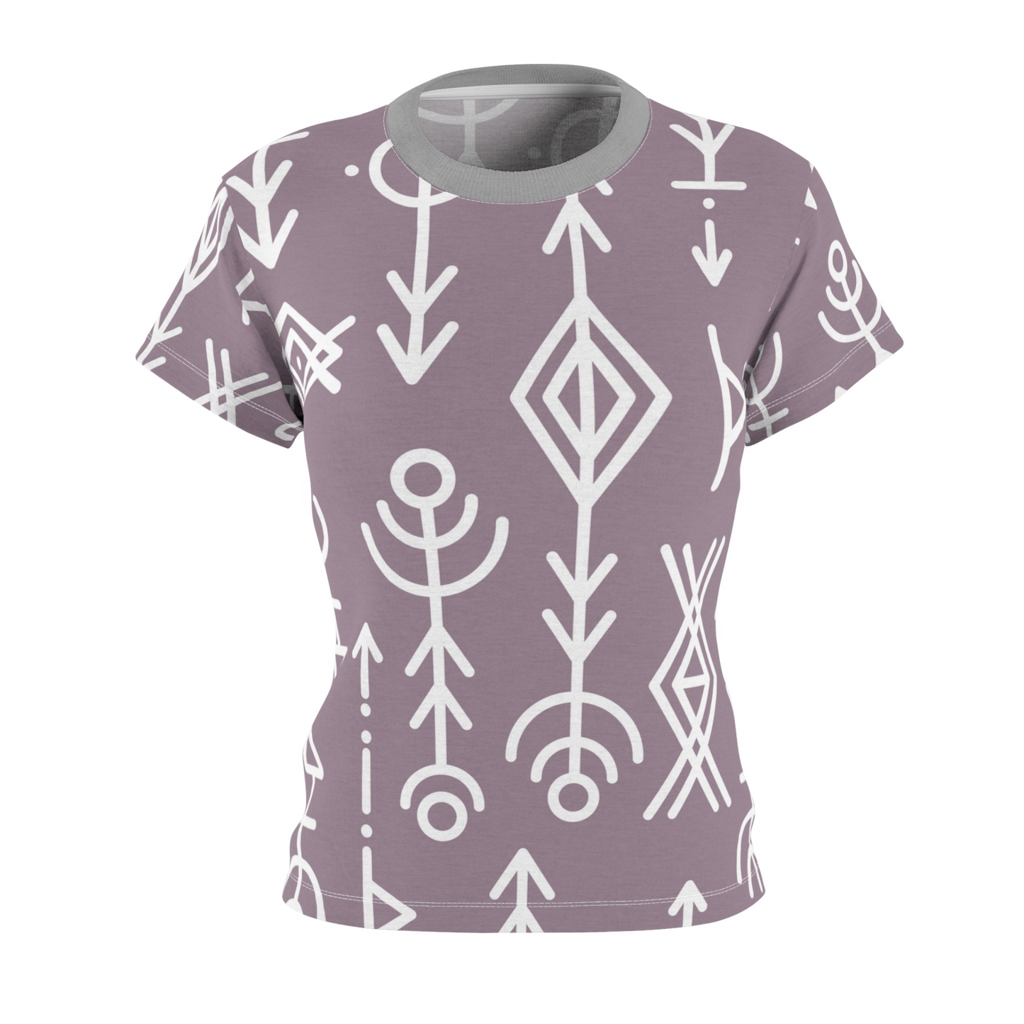 Artistic Women T-Shirt PALE ROSE - Minimal By QueenNoble