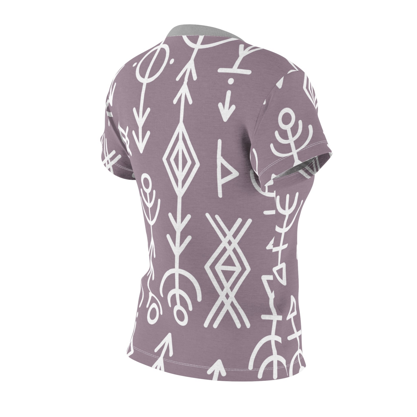 Artistic Women T-Shirt PALE ROSE - Minimal By QueenNoble