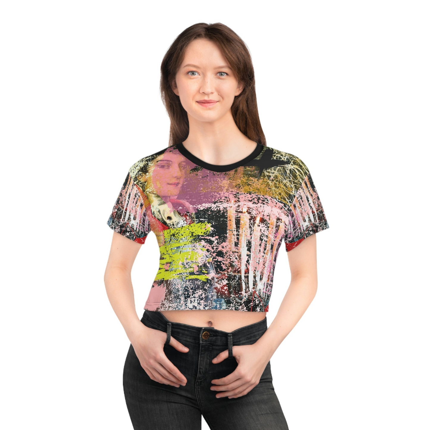 Crop Top Designers Edition THE PORTRAIT | Minimal By QueenNoble