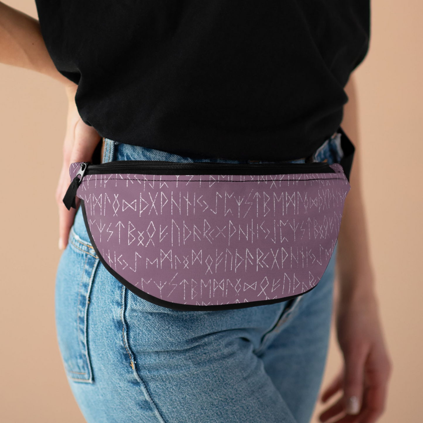 Fanny Pack TRIBAL PINK Minimal By QueenNoble