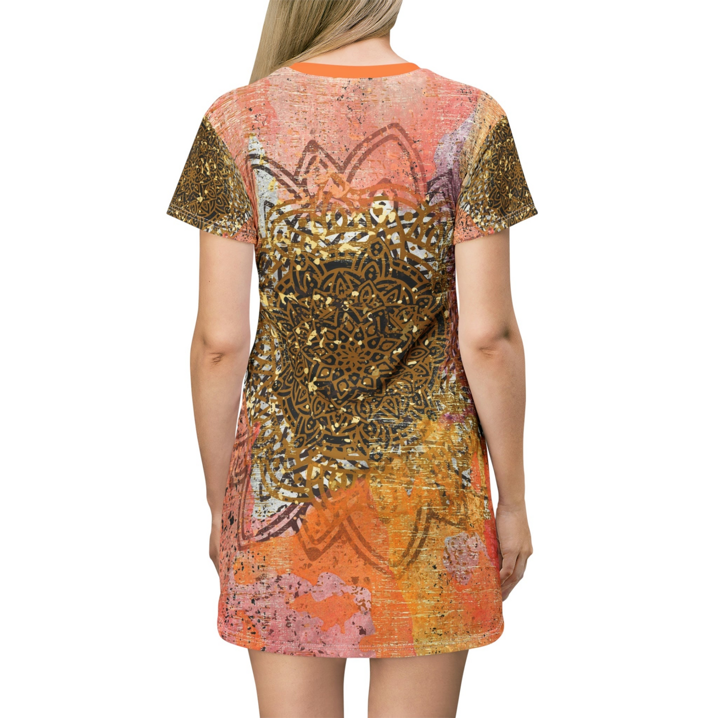 Designers T-Shirt Dress MANDALA | Minimal By QueenNoble
