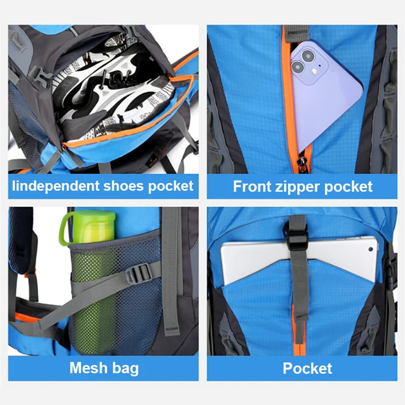 70L Camping Rucksack Backpack