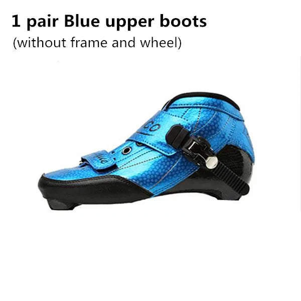Outdoor Speed Racing Long Street Trace Asphalt Road Inline Speed Skates Shoes Carbon Fiber Adults Kids Sport Roller Patines EU48