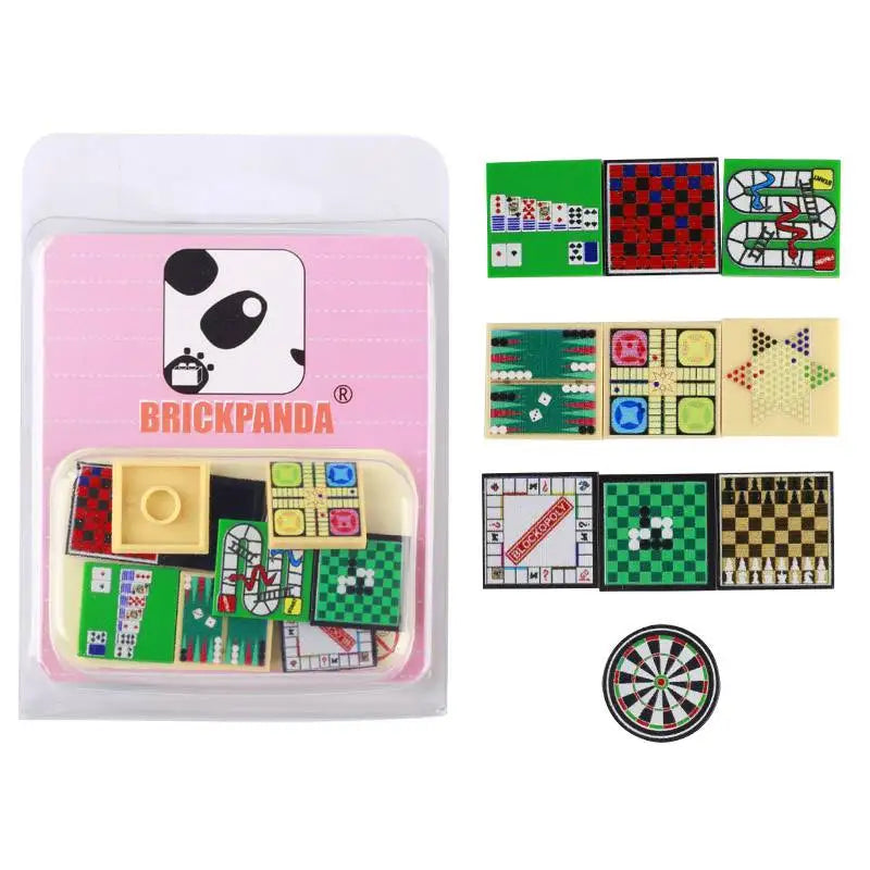 Miniature recreational block toy pieces