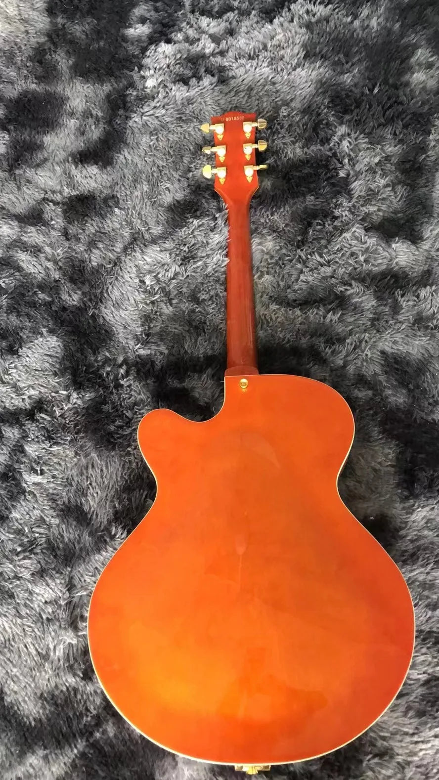 Jazz Semi Hollow Body Electric Guitar - Orange