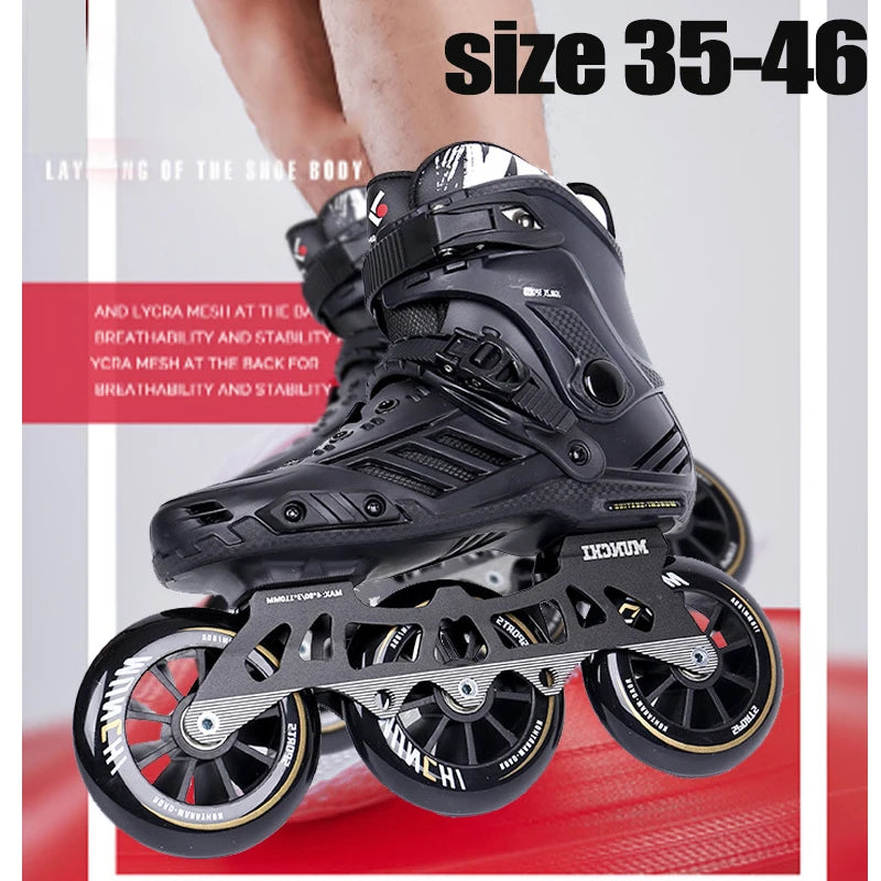 3 Big Wheel Inline Skates for Outdoor, Downhill & Speed